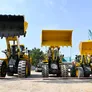 The Komatsu WA900 wheel loaders