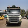 Six-wheeled Volvo truck at Al Marwan yard 