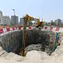 al marwan heavy machinery at sharjah stormwater main line project