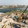 al marwan heavy machinery at sharjah stormwater main line project