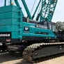 A closer look at the CKS1350’s tracks that provide the cranes with high mobility and stability