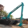 A Kobelco SK380 amphibious excavator immediately available for sale at Al Marwan yard