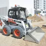 The Bobcat S510 skid steer loader feature intuitive controls for ease of operation