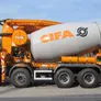 One of CIFA’s concrete mixer trucks.