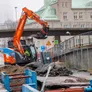 Hitachi ZE135 battery-powered excavator