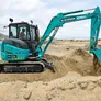 The 2025 Kobelco SK55SRX-6 Mini Excavator