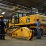 Komatsu PC400 excavator during maintenance process
