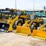 Komatsu WA900, WA600, &amp; WA470 wheel loaders at the Al Marwan yard
