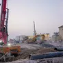 Sany SR285 piling rig in action at Al Marwan job site.