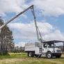 Terex HyPower SmartPTO bucket truck.