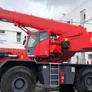 The Terex TRT90 rough terrain crane