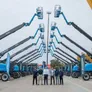 large shipment of AB46J boom lifts