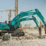 Two Kobelco excavators