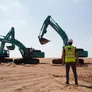 Kobelco excavators feature advanced hydraulic and smart engine control for reduced fuel consumption 