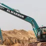 Kobelco SK220 long boom excavator