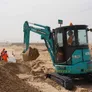 The Kobelco SK35SR mini excavator design focuses on maximizing the power needed for excavation tasks
