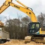 يُلاحظ اللون الأصفر حتى في ظل الظروف الصعبة - الصورة مقدمة من شركة KOBELCO Construction Machinery USA