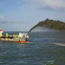 Sand rain-bowing is a technique used to achieve environmental balance - image courtesy of IADC Dredging