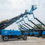 Delivery of AB46RJ articulated boom lifts.