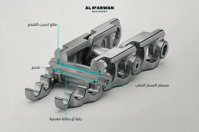 تشحييم الهيكل السفلي للمعدات الثقيلة