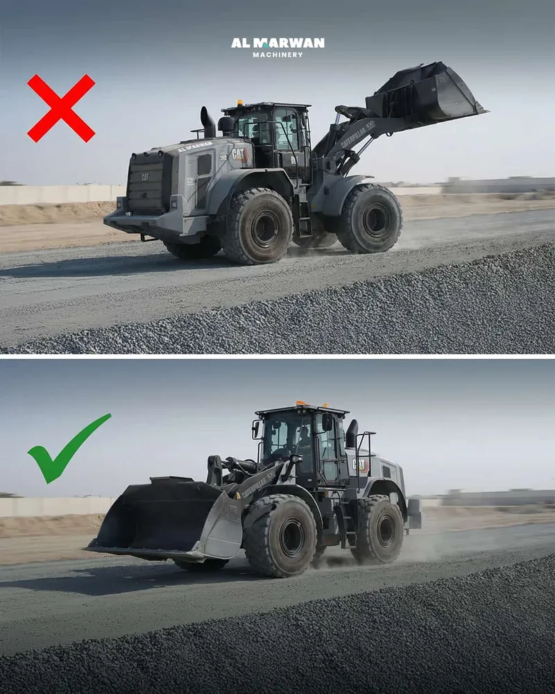 Safe Driving with a Loaded Bucket