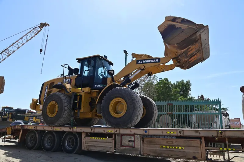 The&nbsp;Cat 966L wheel loader, available at Al Marwan&nbsp;