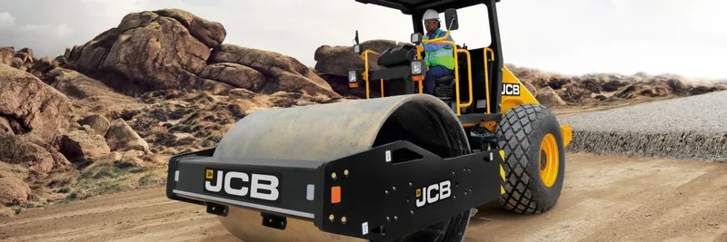 The JCB 116D single drum roller&nbsp;
