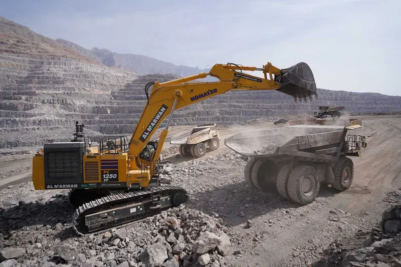 Al Marwan fleet at the project site 