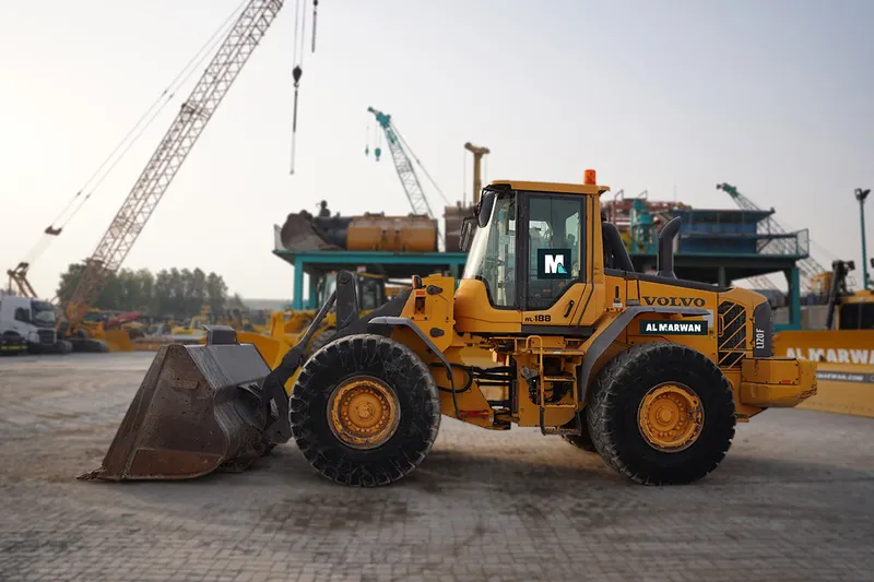 The Volvo L120F wheel loader 
