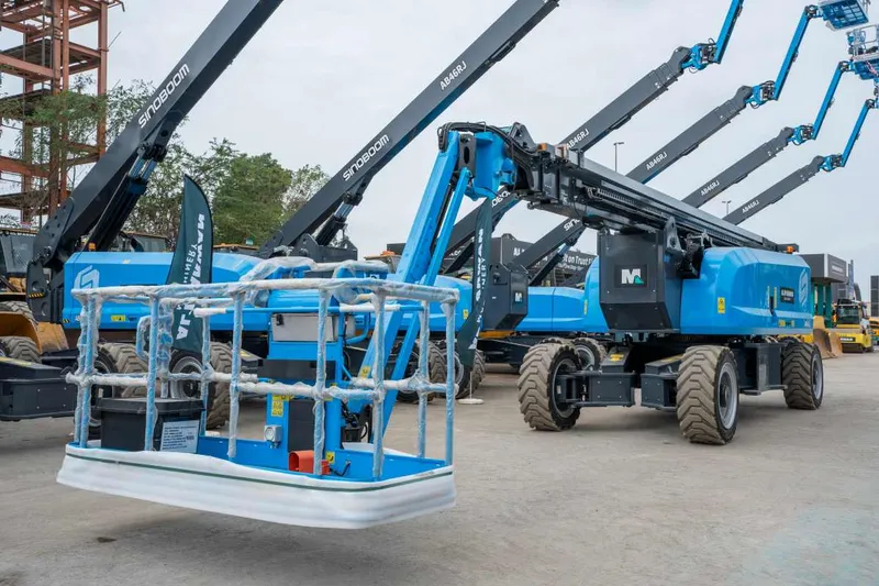 The diesel powered AB46J boom lift