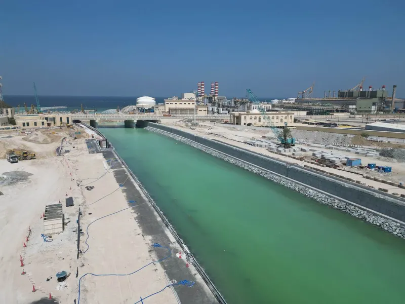 Al Layyah Canal in Sharjah, UAE