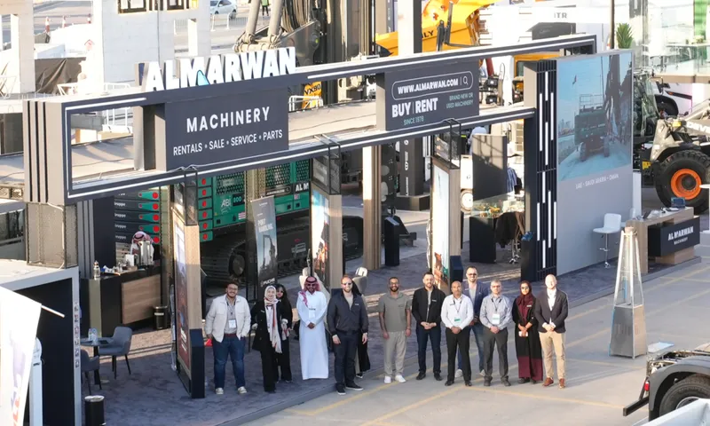 Al Marwan Machinery’s team at the BIG 5 Construct Saudi 2024