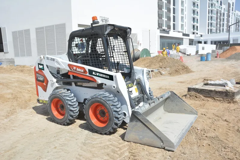 The Bobcat S510 skid steer loader feature intuitive controls for ease of operation