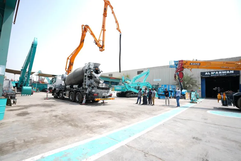 CIFA concrete mixer pump truck at Al Marwan yard.