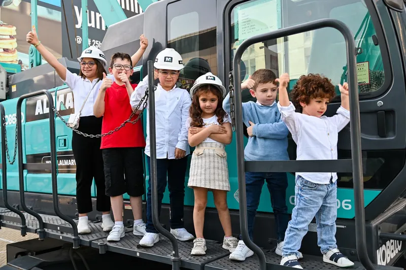 Al Marwan's stand at the Big 5 Global attracts the attention of adults and kids alike