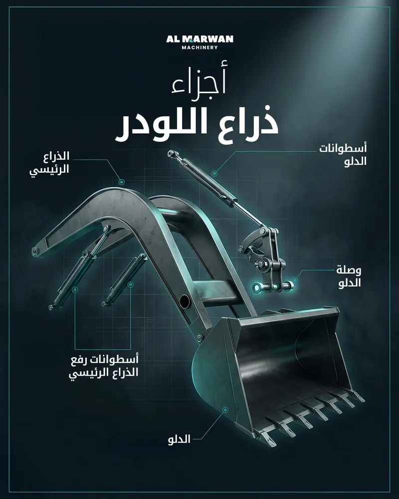 ذراع اللودر