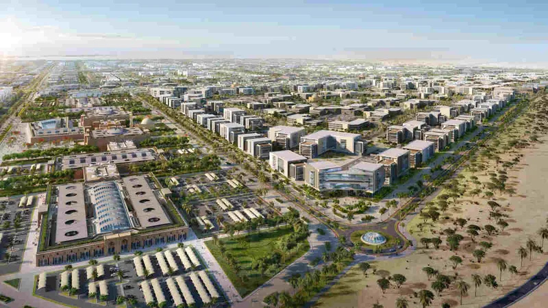 مدينة خزائن الاقتصادية أكبر منطقة تنمية اقتصادية مرتبطة مباشرة بالعاصمة العمانية. الصورة مقدمة من: خزائن.