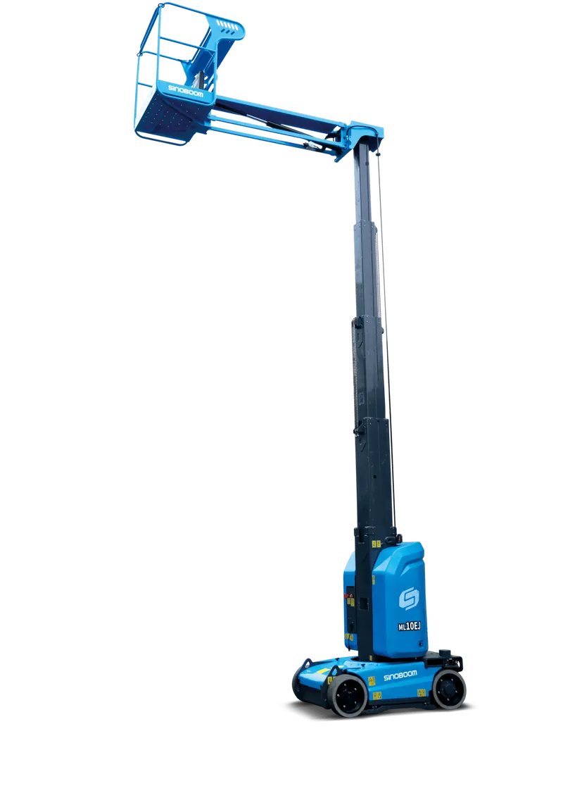 Sinoboom ML10EJ vertical mast lift.