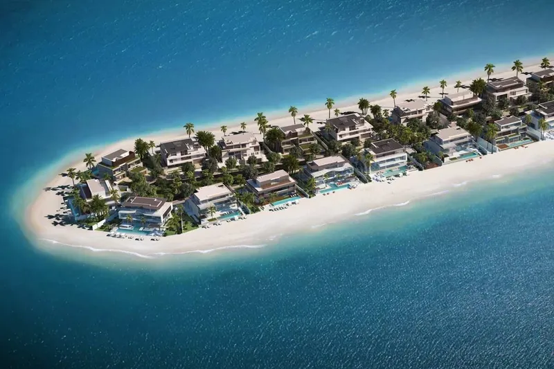 A render of Palm Jebel Ali fronds - Image courtesy of Arabian Business