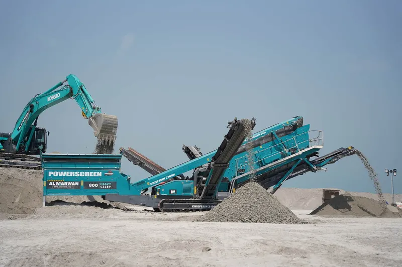 Powerscreen Chieftain 2100X deck screener