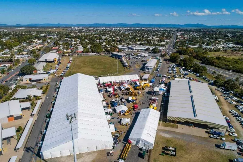 An aerial view of a previous QME edition - Image courtesy of Mining Magazine