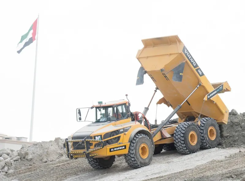 Volvo A40G ADT on site