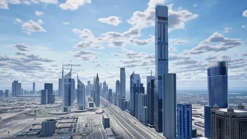 burj azizi in Dubai