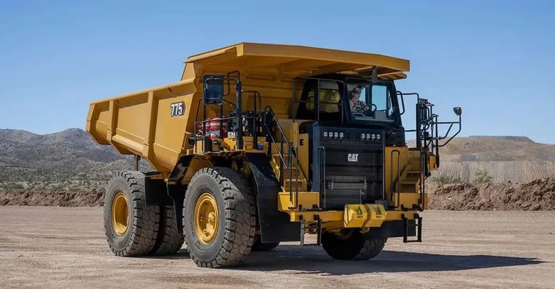 The CAT 775 hauler
