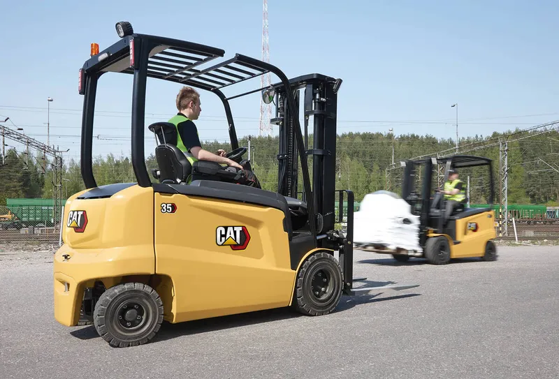 A Caterpillar (CAT) 35 forklift truck - image courtesy CAT Global