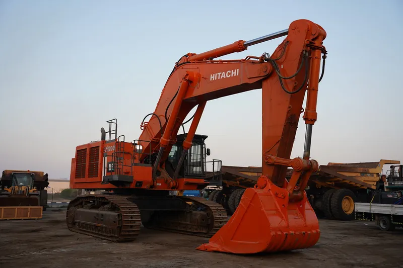 image alt text Hitachi excavator