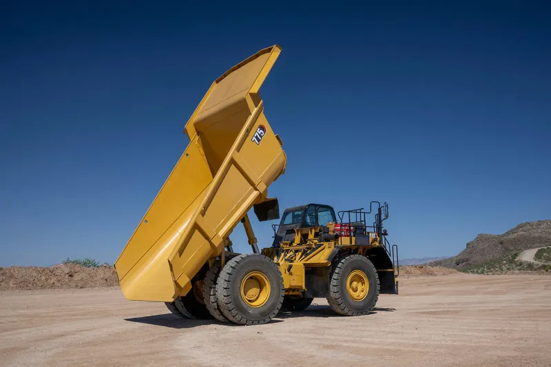 The CAT 775 truck