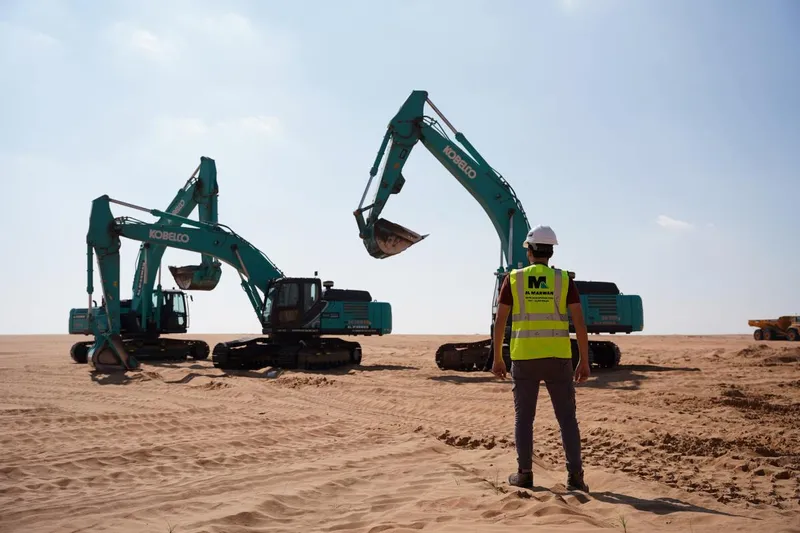 Kobelco excavators feature advanced hydraulic and smart engine control for reduced fuel consumption 