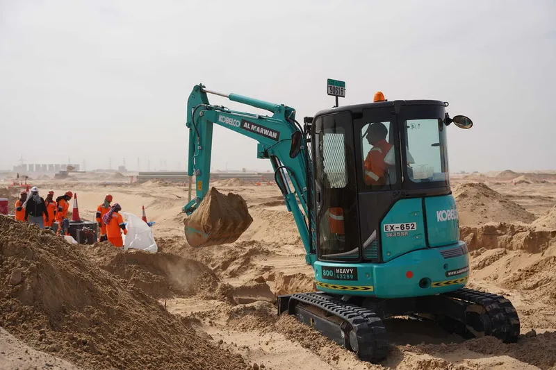 The Kobelco SK35SR mini excavator design focuses on maximizing the power needed for excavation tasks