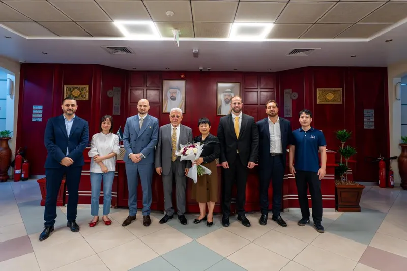 the President of Sinoboom visit to Al Marwan